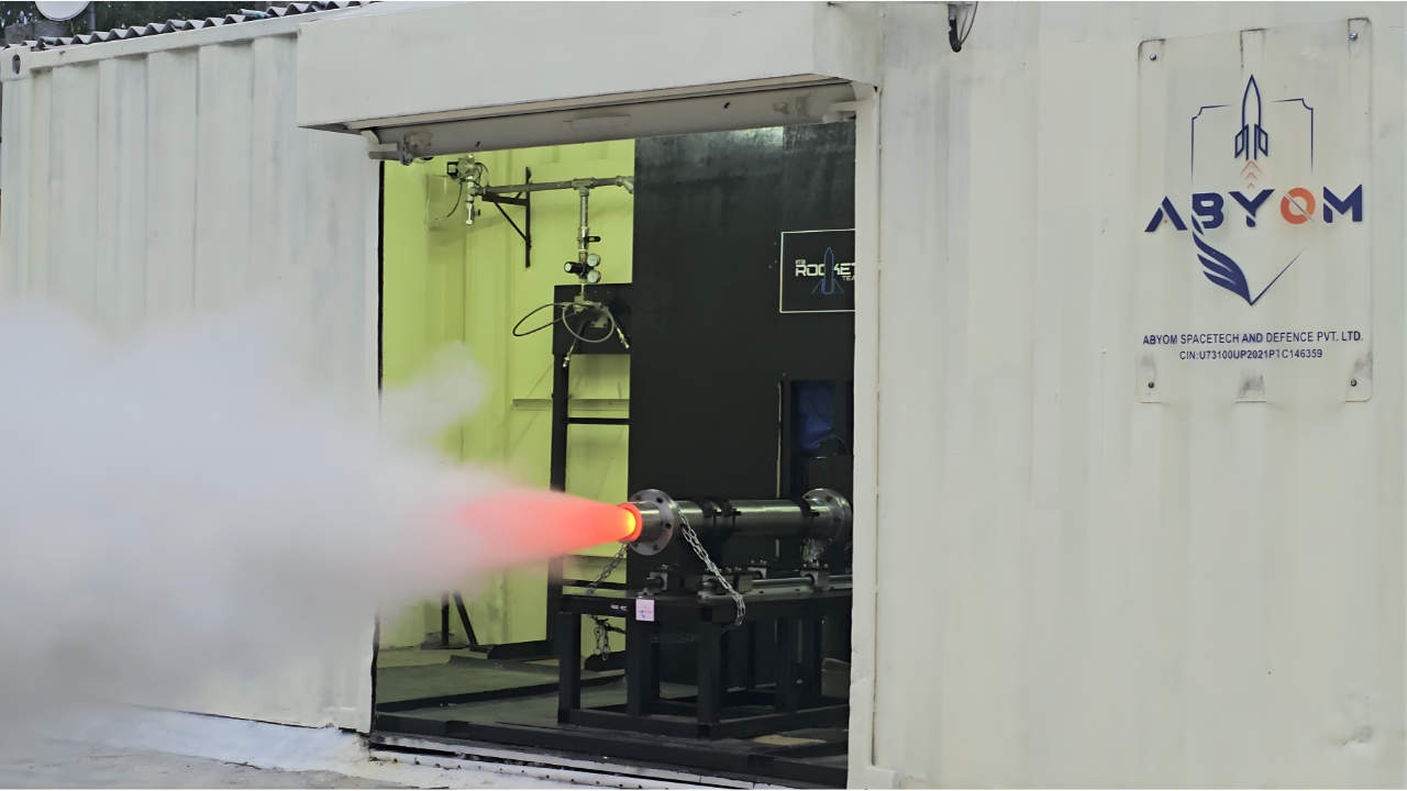 Abyom rocket engine test facility